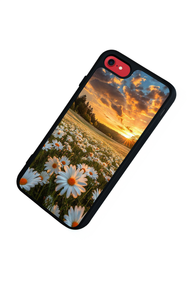 iPhone 7 Uyumlu Cicek Tasarımlı Glossy Premium Kılıf