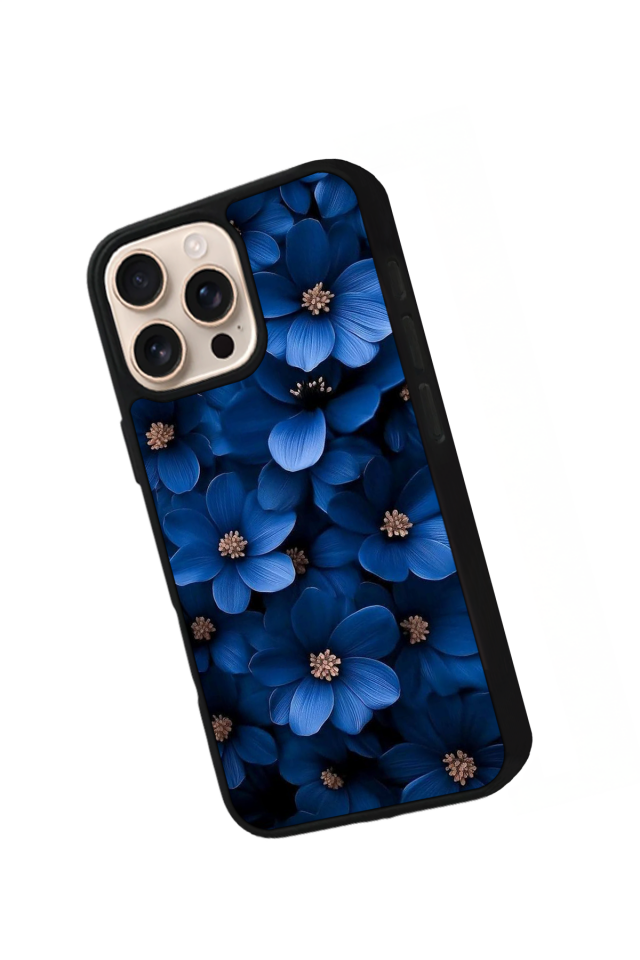 iPhone 15 Pro Max Uyumlu Cicek Tasarımlı Glossy Premium Kılıf