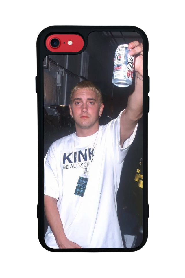 iPhone 8 Uyumlu Eminem Tasarımlı Glossy Premium Kılıf