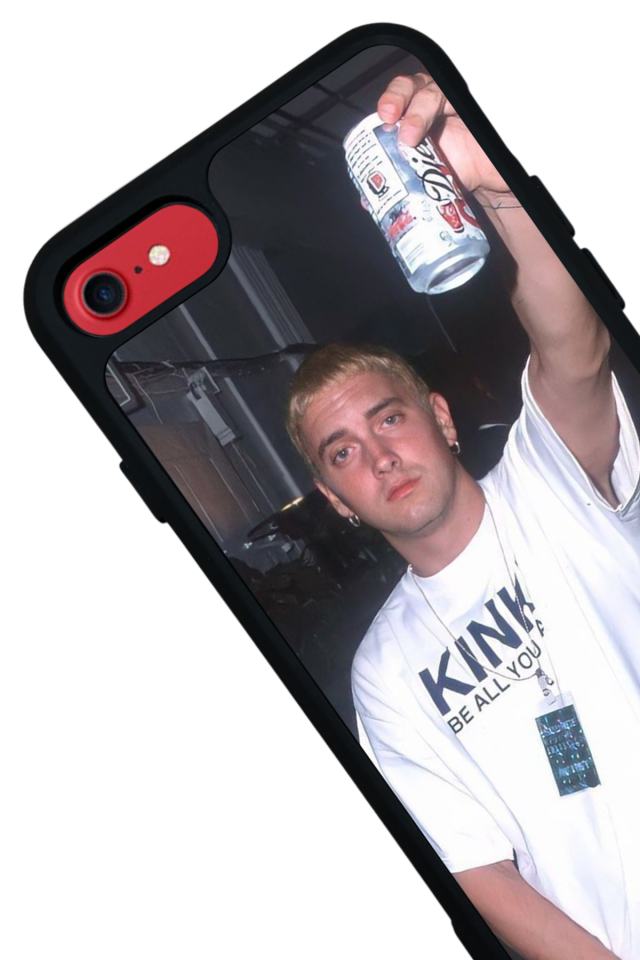 iPhone 8 Uyumlu Eminem Tasarımlı Glossy Premium Kılıf