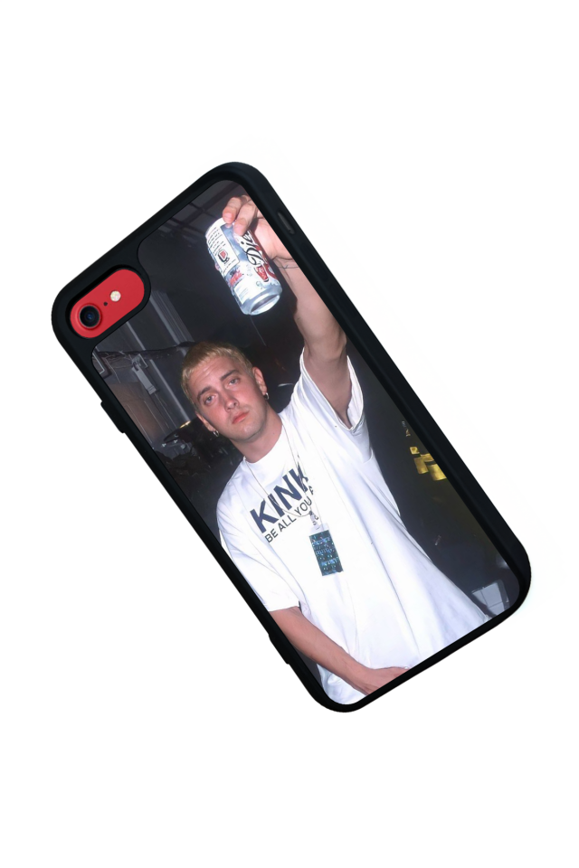 iPhone 8 Uyumlu Eminem Tasarımlı Glossy Premium Kılıf