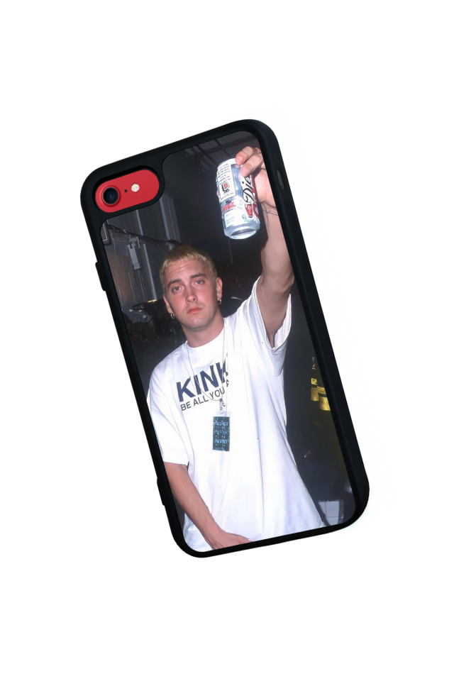 iPhone 8 Uyumlu Eminem Tasarımlı Glossy Premium Kılıf