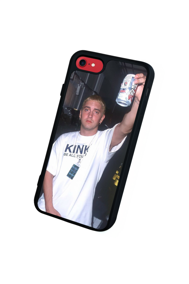 iPhone 8 Uyumlu Eminem Tasarımlı Glossy Premium Kılıf