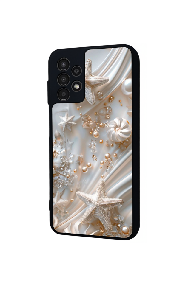 Samsung Galaxy A23 Uyumlu  İnci Tasarımlı Glossy Premium Kılıf