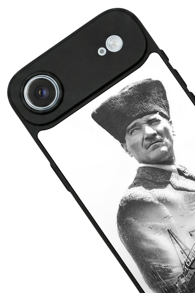 iPhone 17 Air Uyumlu Mustafa Kemal Ataturk Tasarımlı Glossy Premium Kılıf
