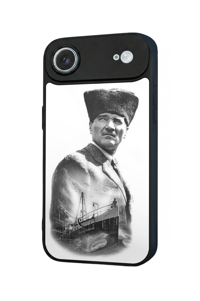 iPhone 17 Air Uyumlu Mustafa Kemal Ataturk Tasarımlı Glossy Premium Kılıf