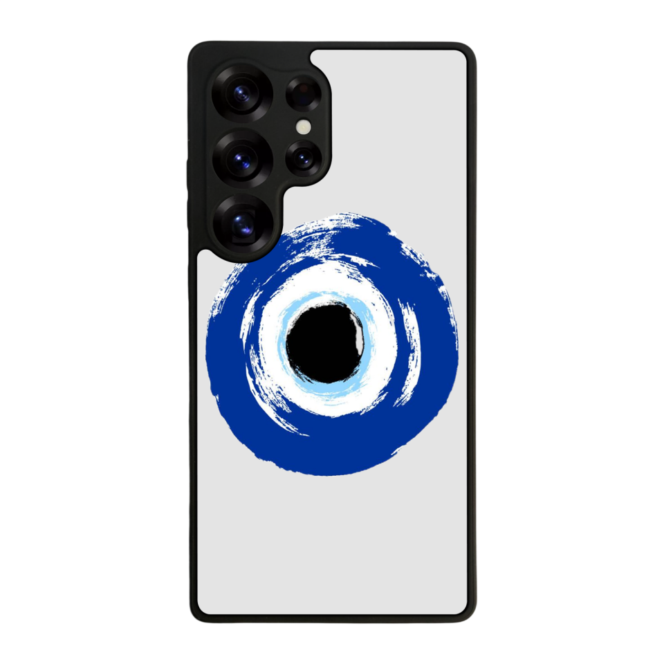 Samsung Galaxy S25 Ultra Uyumlu Nazar Tasarımlı Glossy Premium Kılıf