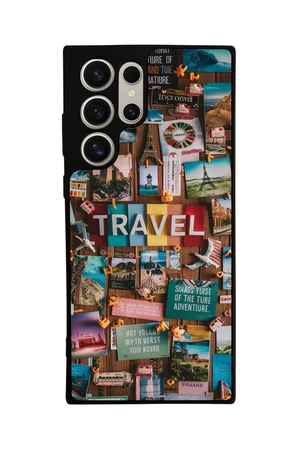 Samsung Galaxy S22 Ultra Uyumlu Poster Tasarımlı Glossy Premium Kılıf