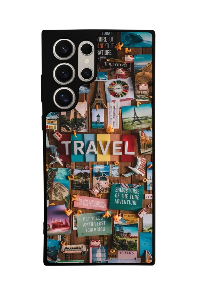 Samsung Galaxy S22 Ultra Uyumlu Poster Tasarımlı Glossy Premium Kılıf