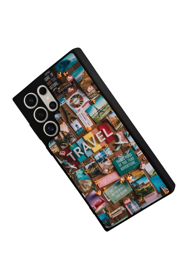 Samsung Galaxy S22 Ultra Uyumlu Poster Tasarımlı Glossy Premium Kılıf