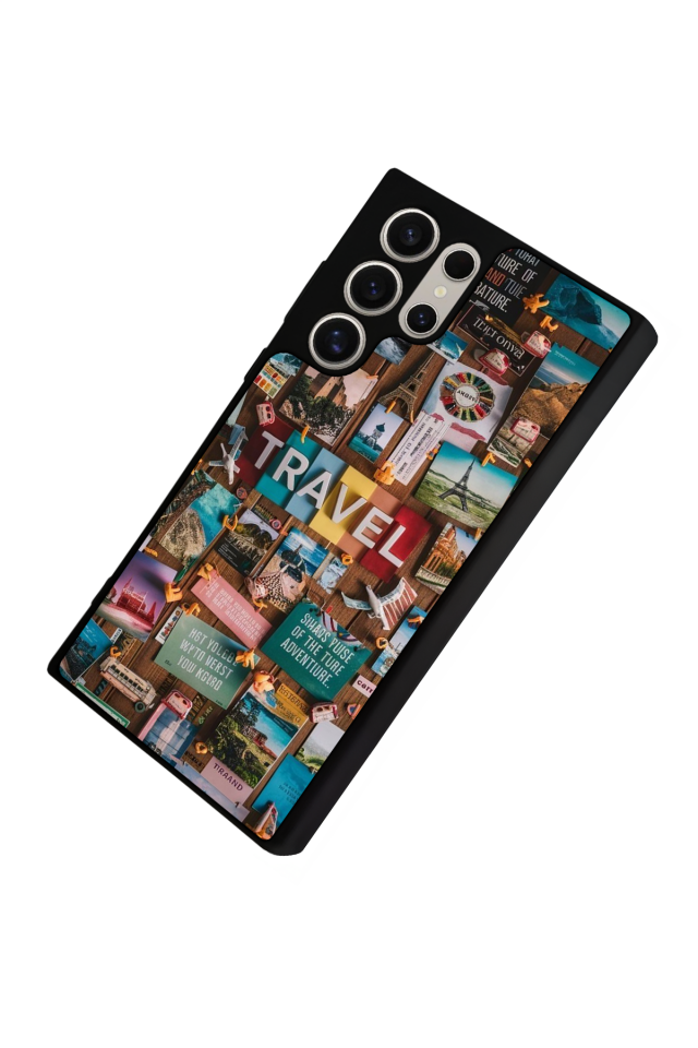 Samsung Galaxy S22 Ultra Uyumlu Poster Tasarımlı Glossy Premium Kılıf