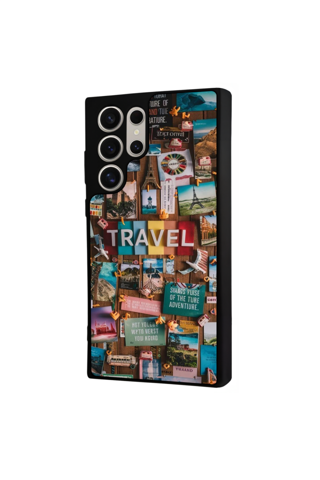 Samsung Galaxy S22 Ultra Uyumlu Poster Tasarımlı Glossy Premium Kılıf