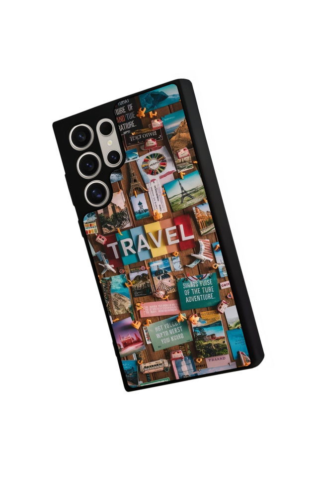 Samsung Galaxy S22 Ultra Uyumlu Poster Tasarımlı Glossy Premium Kılıf