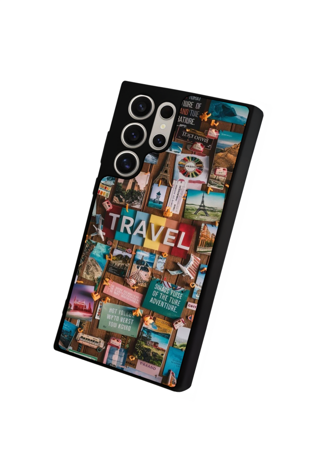 Samsung Galaxy S22 Ultra Uyumlu Poster Tasarımlı Glossy Premium Kılıf