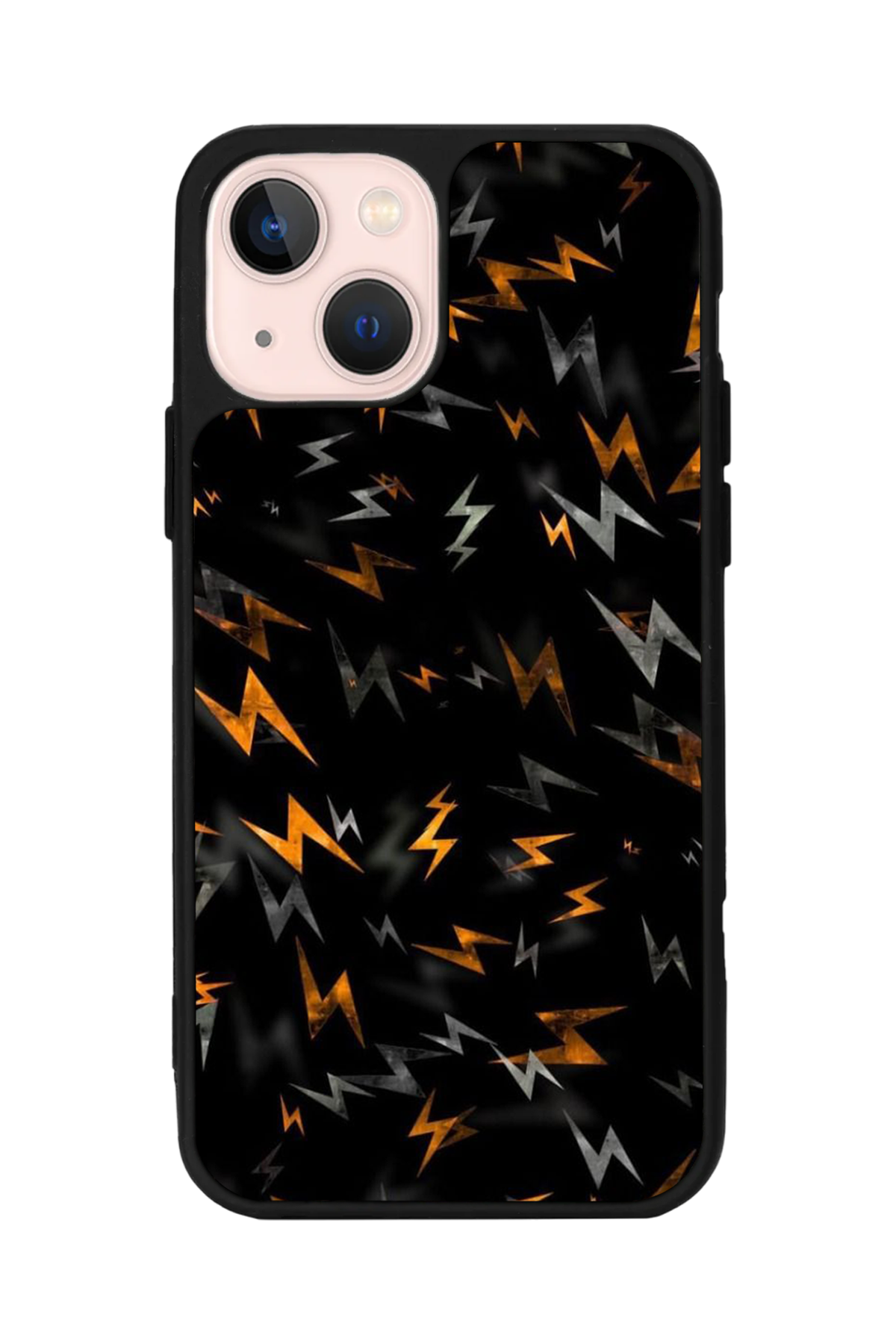 iPhone 13/14 Uyumlu Simsek Tasarımlı Glossy Premium Kılıf