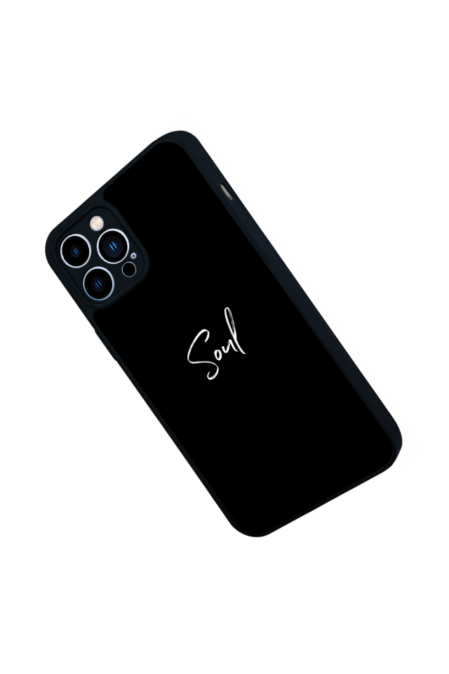iPhone 12 Pro Max Uyumlu SOUL Tasarımlı Glossy Premium Kılıf