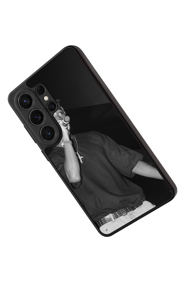 Samsung Galaxy S26 Ultra Uyumlu Tupac Tasarımlı Glossy Premium Kılıf