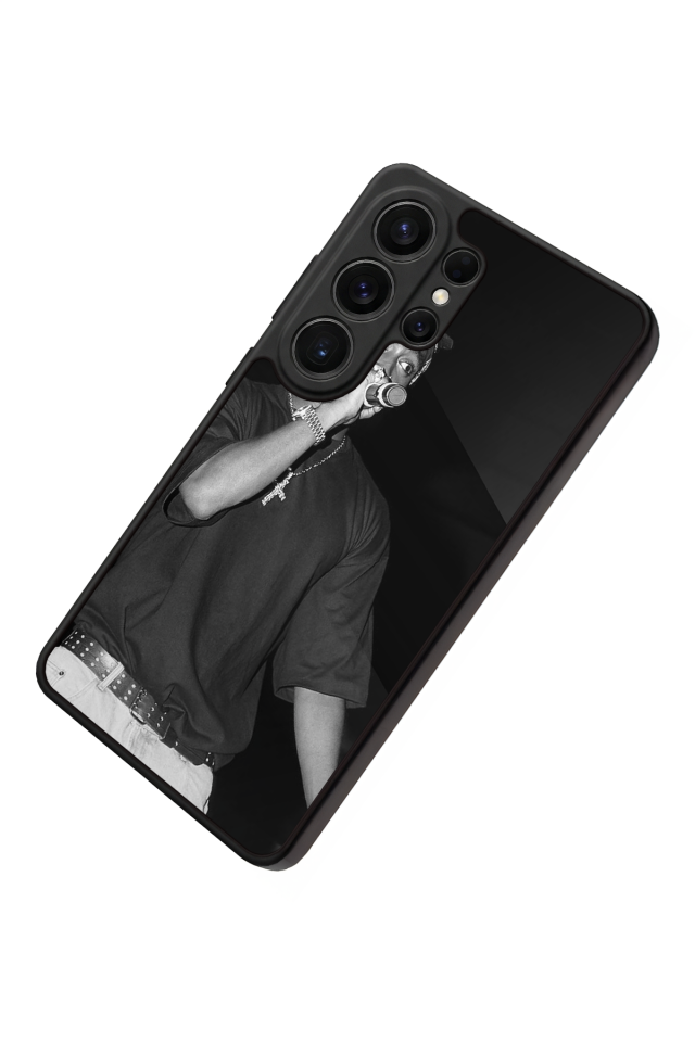 Samsung Galaxy S26 Ultra Uyumlu Tupac Tasarımlı Glossy Premium Kılıf