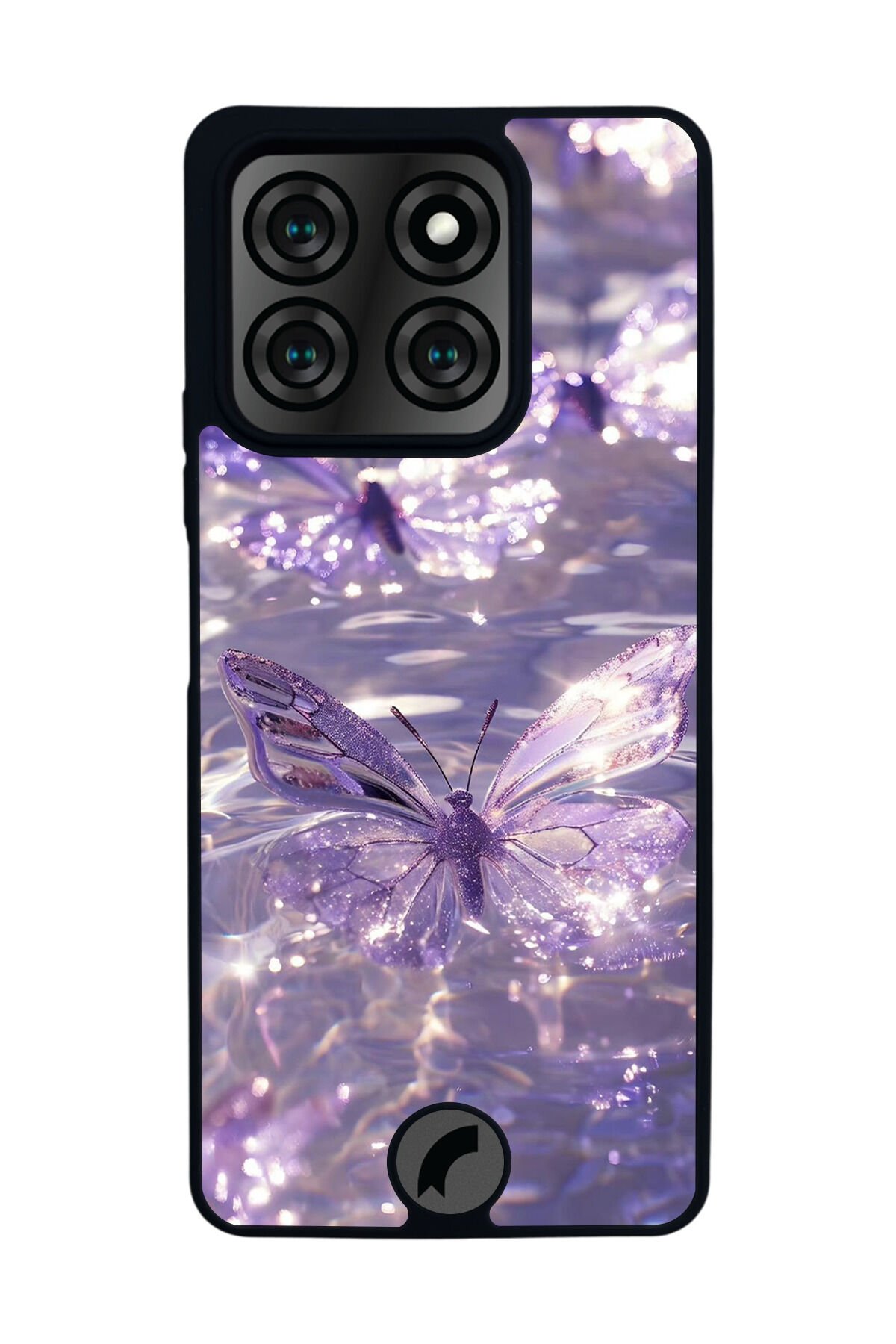 Reeder S71 Uyumlu Kelebek Tasarımlı Glossy Premium Kılıf