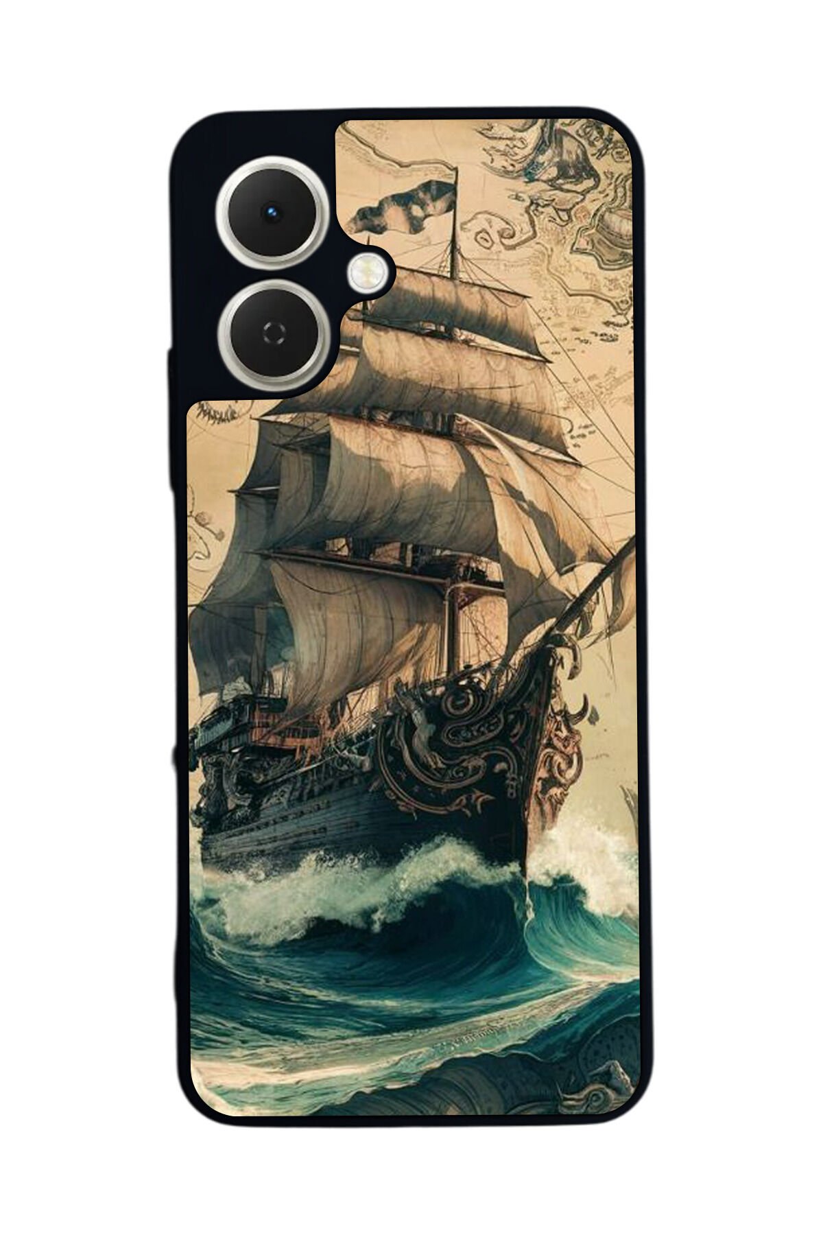 Tecno Spark GO 2 Uyumlu Korsan Tasarımlı Glossy Premium Kılıf