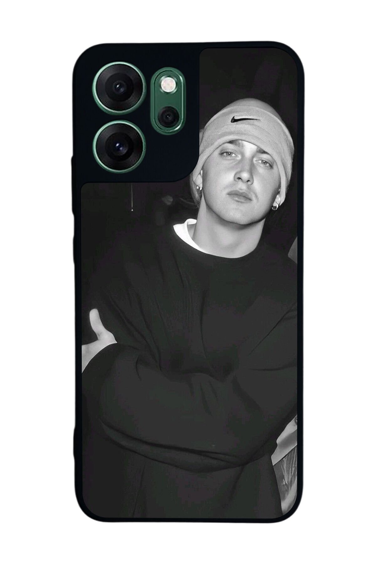 Oppo Reno 14F Uyumlu Eminem Tasarımlı Glossy Premium Kılıf