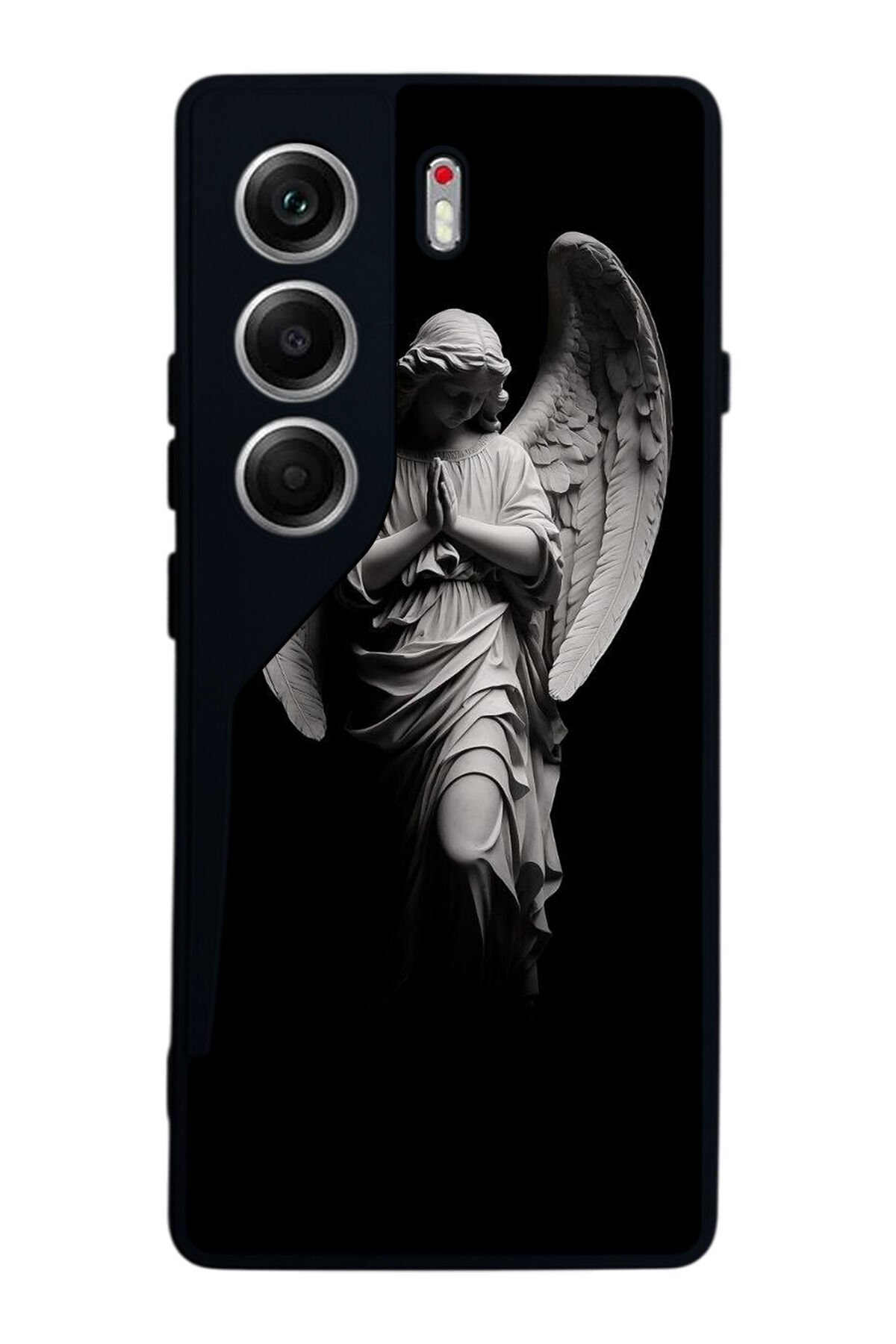 Tecno Camon 40 Uyumlu Melek Tasarımlı Glossy Premium Kılıf