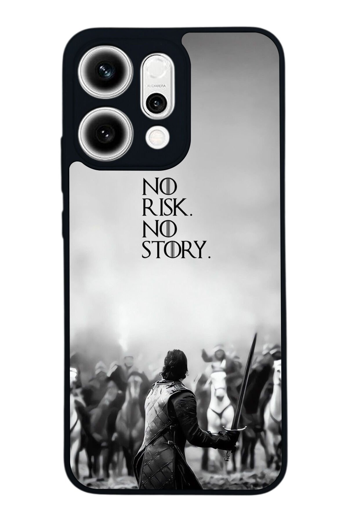 Oppo Reno 14 Uyumlu GameOfThrones Tasarımlı Glossy Premium Kılıf