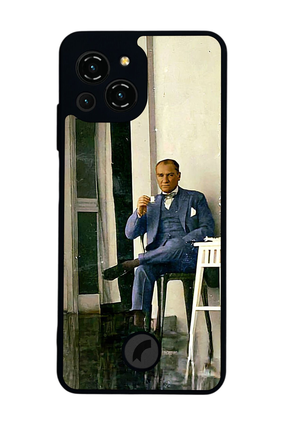 Reeder S23 Pro Max Uyumlu Mustafa Kemal Ataturk Tasarımlı Glossy Premium Kılıf