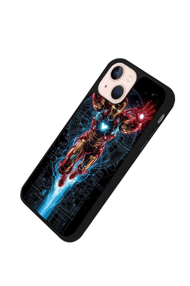 iPhone 15 Plus Uyumlu Iron Man ( Demir Adam ) Tasarımlı Glossy Premium Kılıf