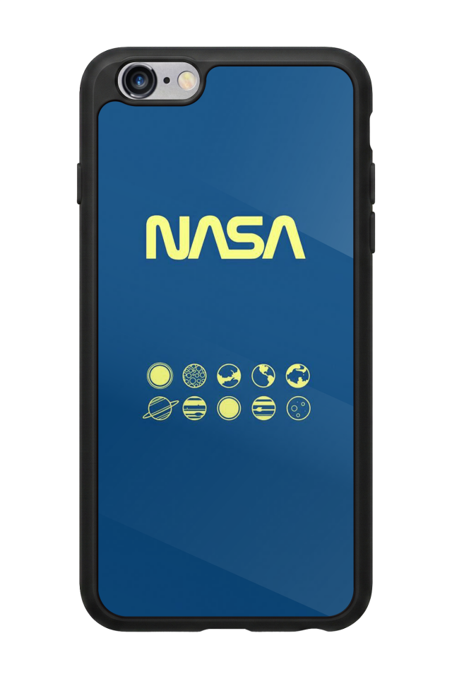 iPhone 6s Plus Uyumlu Nasa Tasarımlı Glossy Premium Kılıf