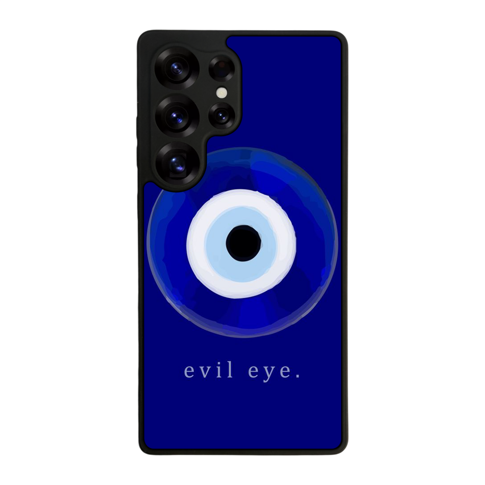 Samsung Galaxy S25 Ultra Uyumlu Nazar Tasarımlı Glossy Premium Kılıf