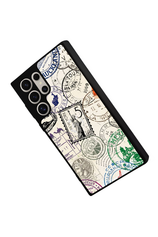 Samsung Galaxy S22 Ultra Uyumlu Poster Tasarımlı Glossy Premium Kılıf