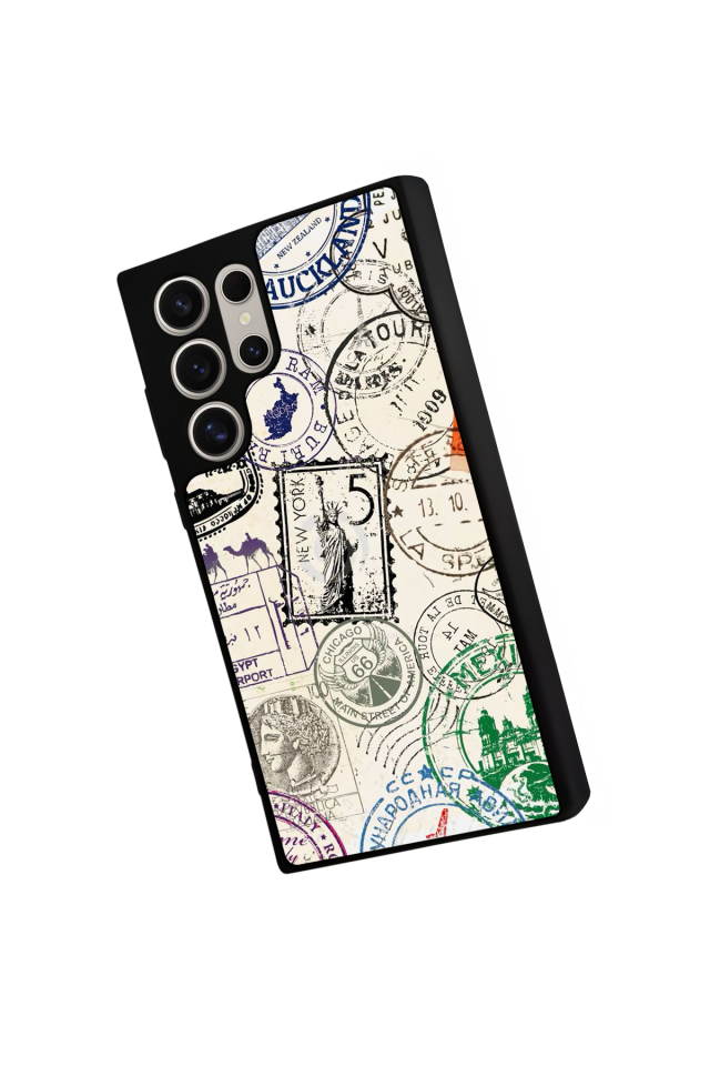 Samsung Galaxy S22 Ultra Uyumlu Poster Tasarımlı Glossy Premium Kılıf