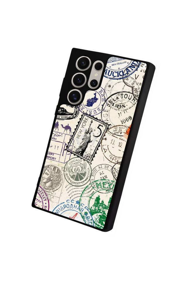 Samsung Galaxy S22 Ultra Uyumlu Poster Tasarımlı Glossy Premium Kılıf