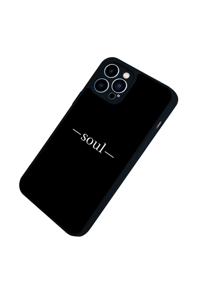 iPhone 12 Pro Max Uyumlu SOUL Tasarımlı Glossy Premium Kılıf