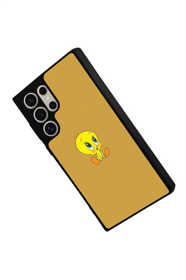 Samsung Galaxy S24 Ultra Uyumlu Tweety Tasarımlı Glossy Premium Kılıf