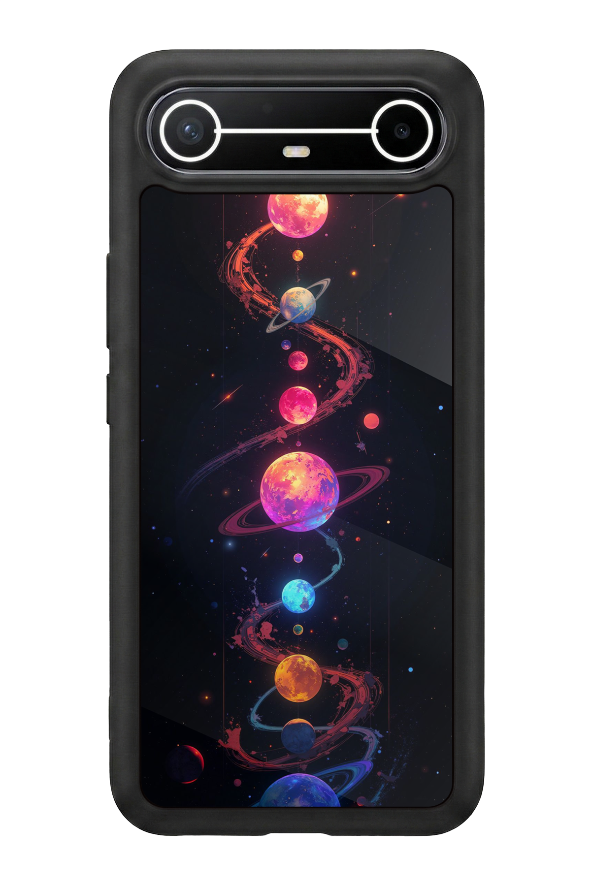 Tecno Spark Slim 5G Uyumlu Uzay Tasarımlı Glossy Premium Kılıf