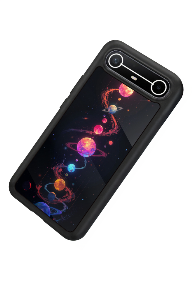 Tecno Spark Slim 5G Uyumlu Uzay Tasarımlı Glossy Premium Kılıf