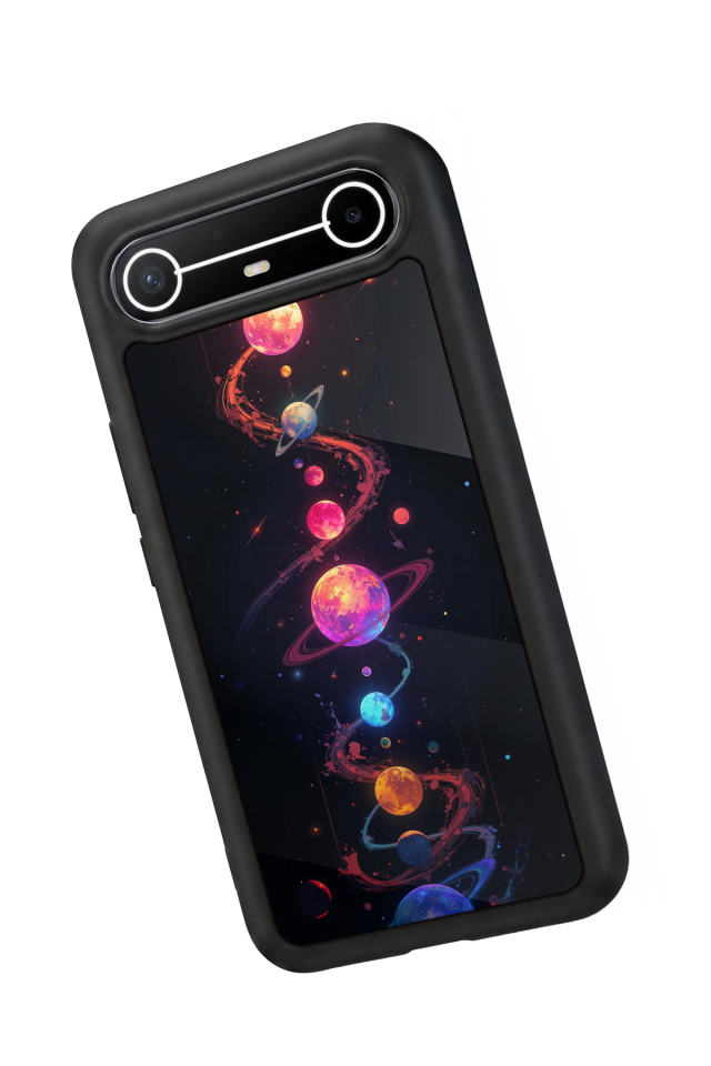 Tecno Spark Slim 5G Uyumlu Uzay Tasarımlı Glossy Premium Kılıf