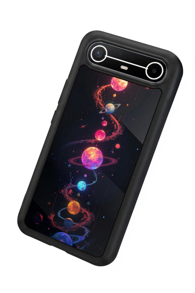 Tecno Spark Slim 5G Uyumlu Uzay Tasarımlı Glossy Premium Kılıf