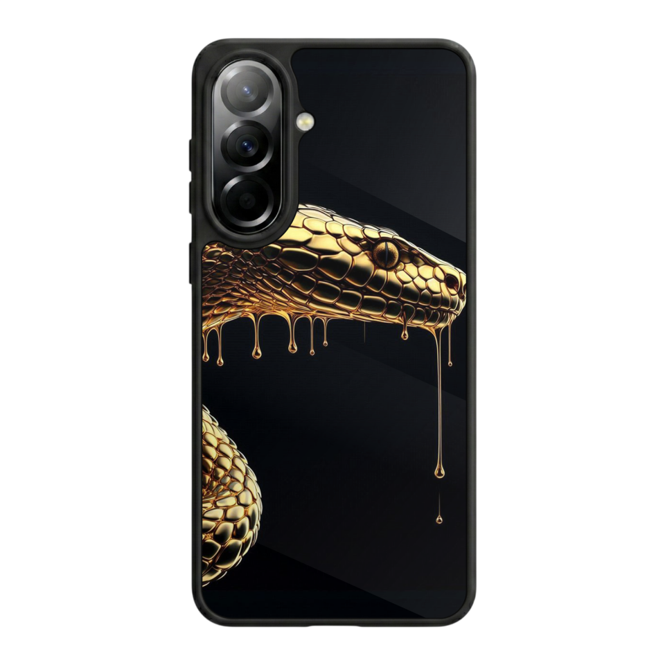 Samsung Galaxy A37 Uyumlu Yılan Tasarımlı Glossy Premium Kılıf