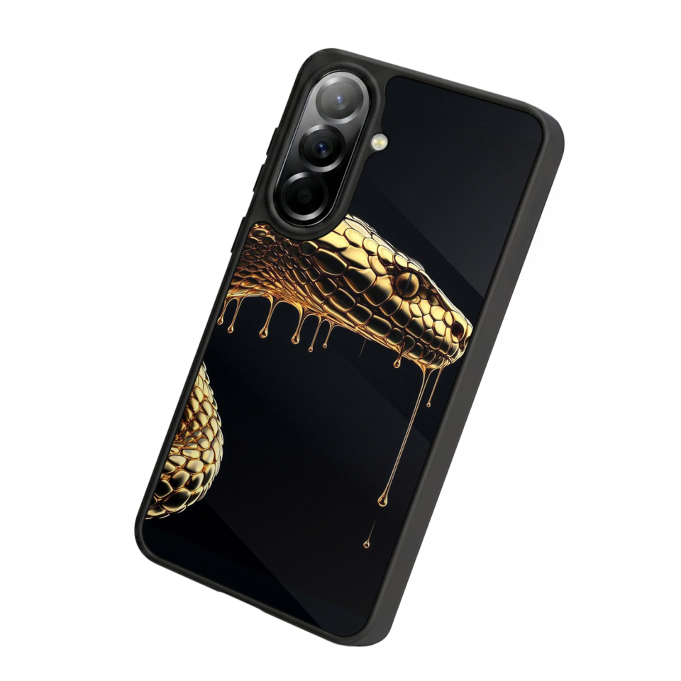 Samsung Galaxy A37 Uyumlu Yılan Tasarımlı Glossy Premium Kılıf