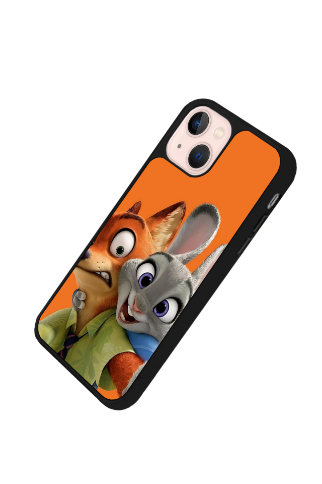 iPhone 13/14 Uyumlu Zootropolis Tasarımlı Glossy Premium Kılıf