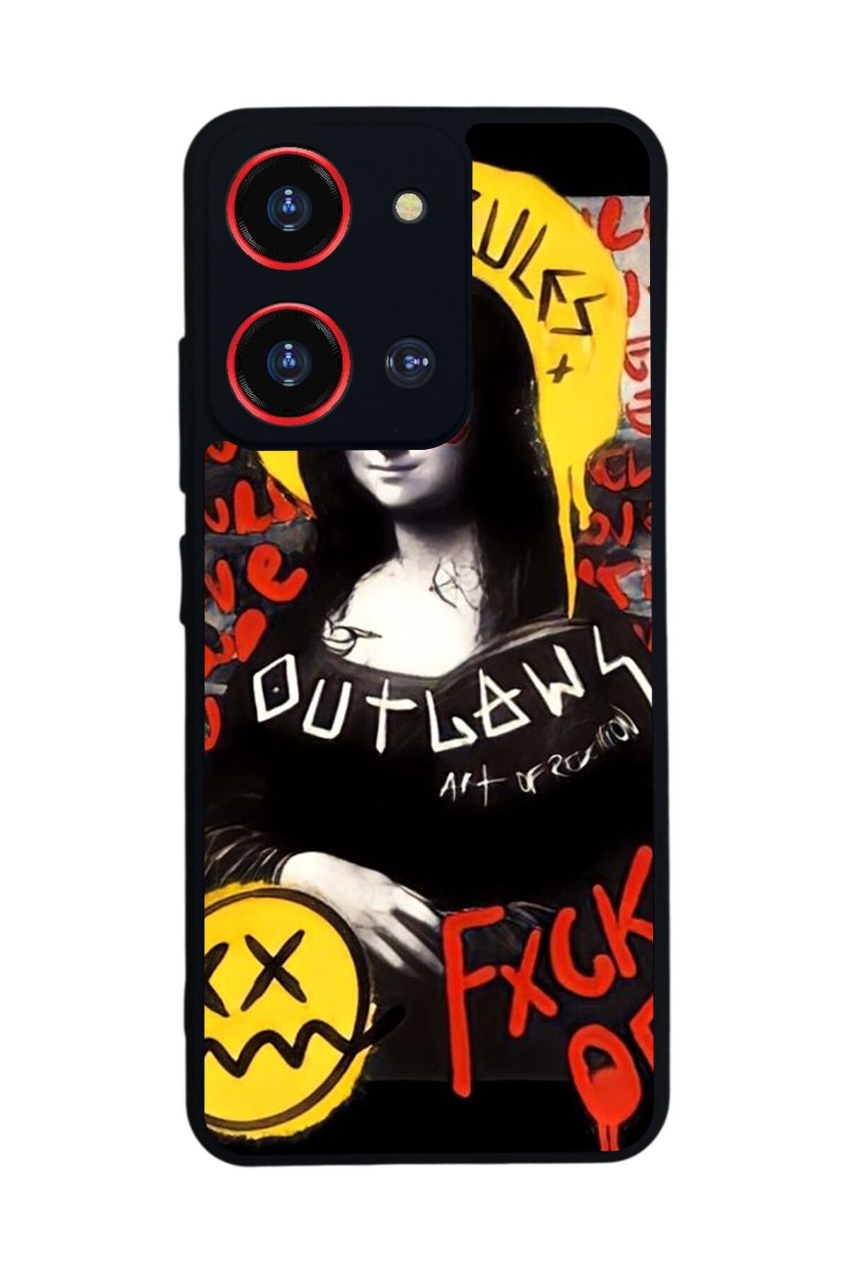 Reeder S19 Max Pro S ZOOM Uyumlu Monalisa Tasarımlı Glossy Premium Kılıf