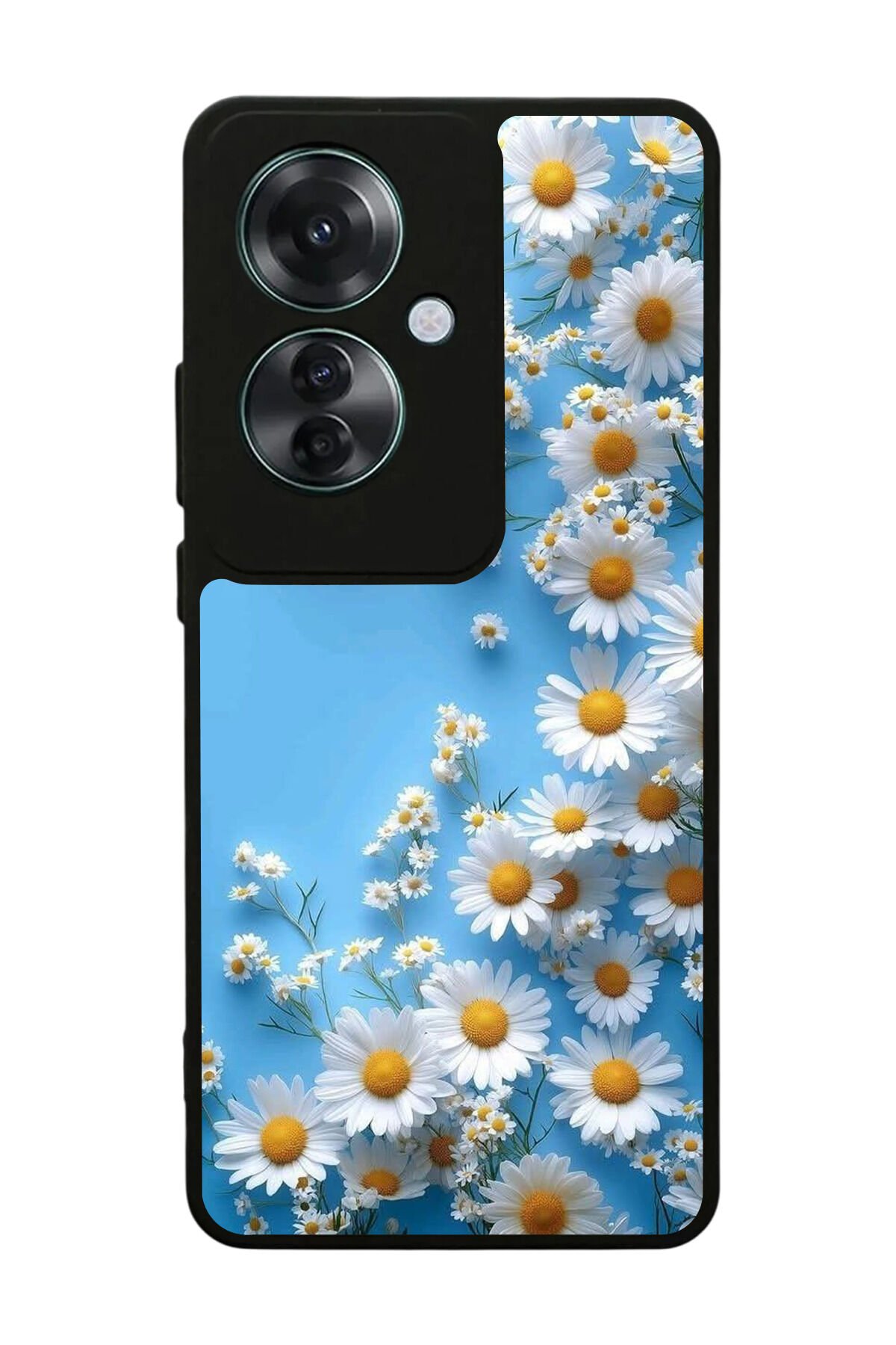 Oppo Reno 11F Uyumlu Cicek Tasarımlı Glossy Premium Kılıf