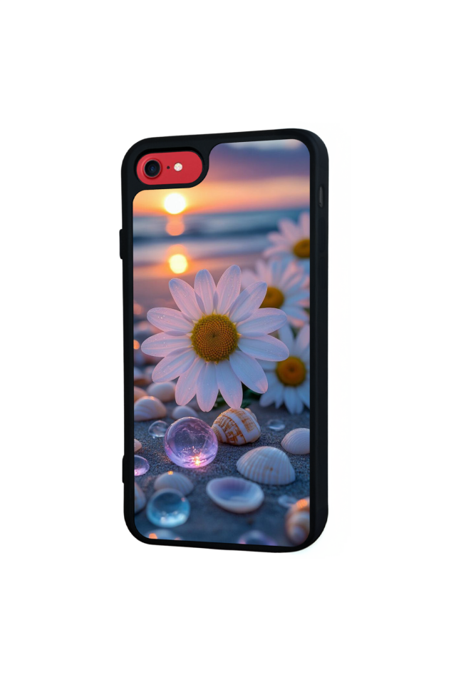 iPhone 7 Uyumlu Cicek Tasarımlı Glossy Premium Kılıf