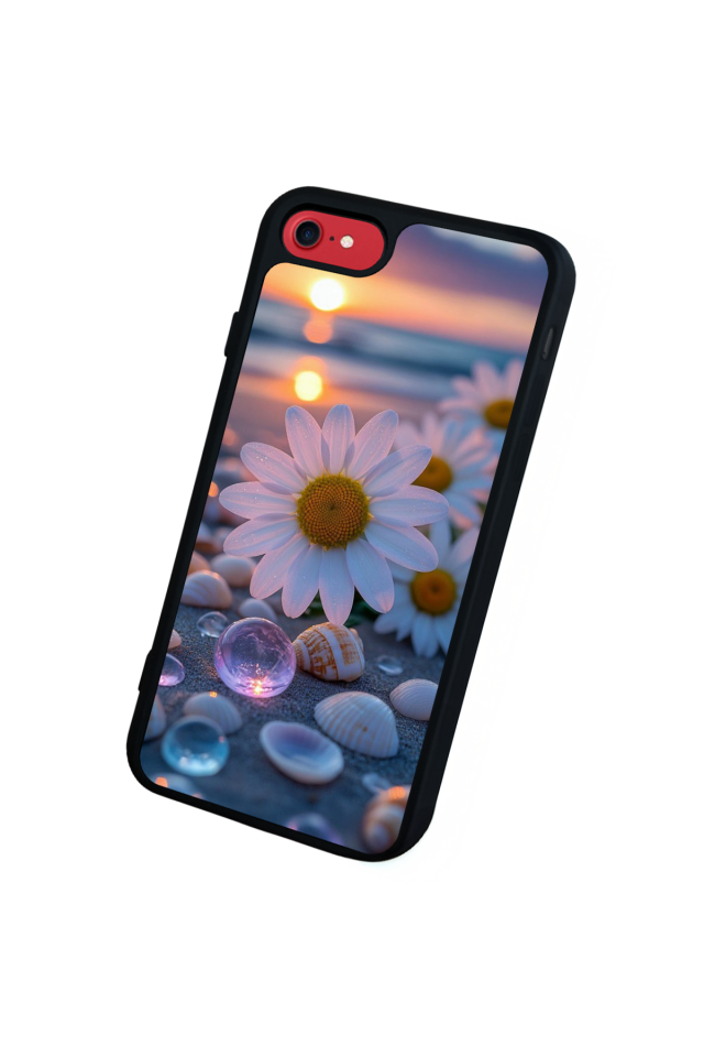 iPhone 7 Uyumlu Cicek Tasarımlı Glossy Premium Kılıf