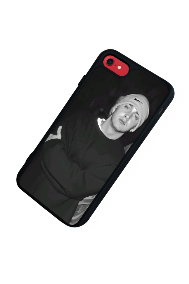 iPhone 8 Uyumlu Eminem Tasarımlı Glossy Premium Kılıf