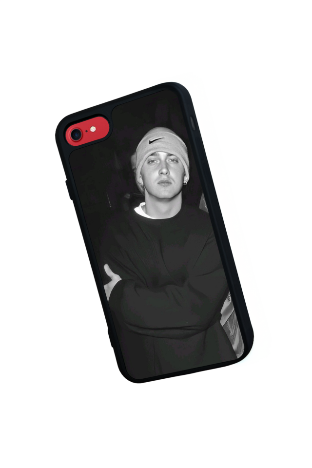 iPhone 8 Uyumlu Eminem Tasarımlı Glossy Premium Kılıf
