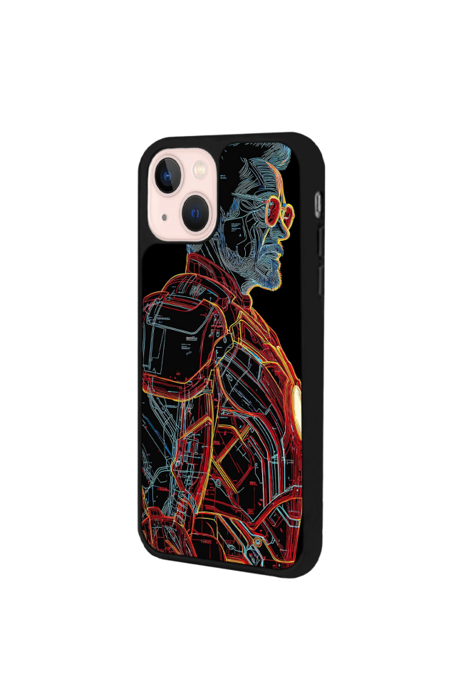 iPhone 15 Plus Uyumlu Iron Man ( Demir Adam ) Tasarımlı Glossy Premium Kılıf